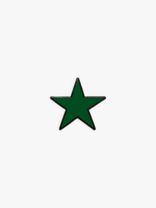 pin's estrella green and black_1