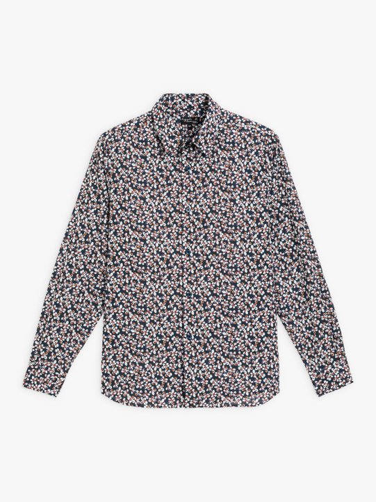 navy blue thomas shirt with floral print_1
