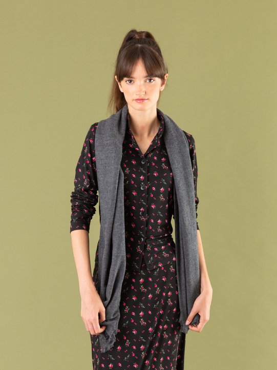 black Viola shirt with floral rose design and long sleeves_11