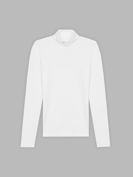 white high collar vian t-shirt_1