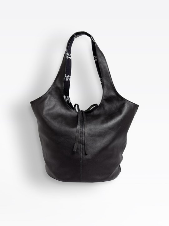 black leather Stala bag_1