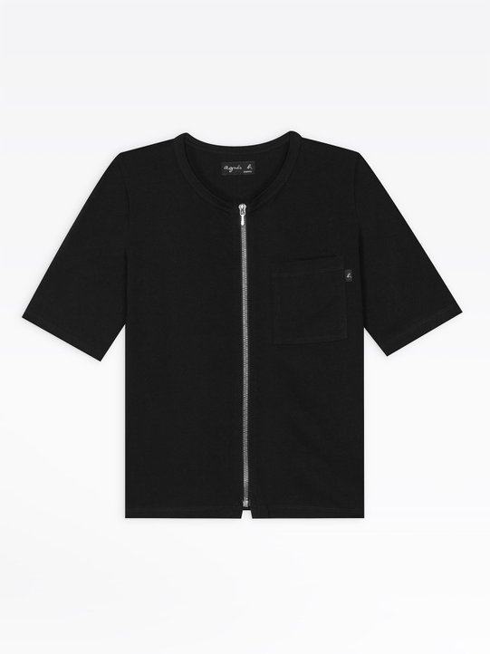 black Brando Zip t-shirt_1