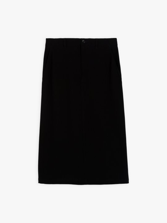 black crepe skirt_1