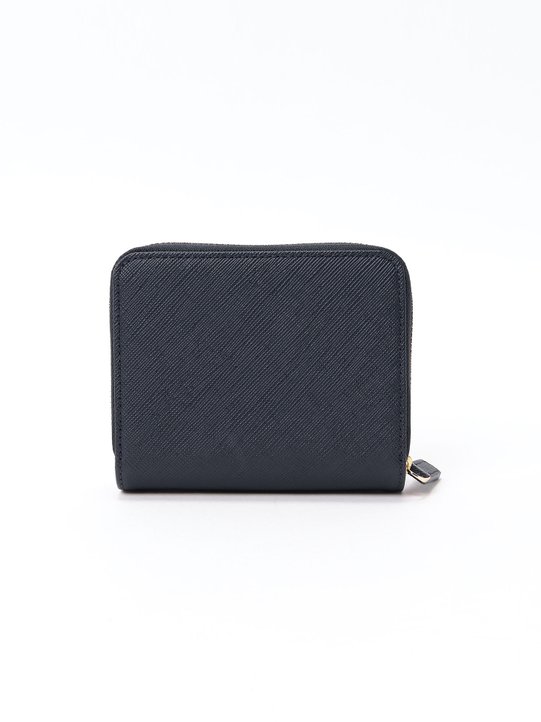 navy blue Saffiano leather wallet_2