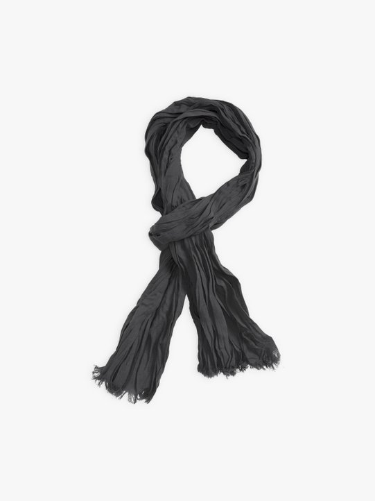 Black Silk Ascot Tie agnès b Womens Mens Accessories Mens Scarves and mufflers 