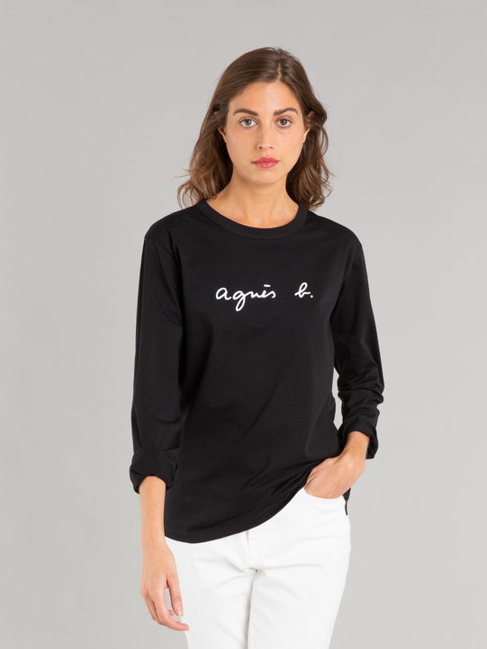 black "agnÃ¨s b." Cool t-shirt_11