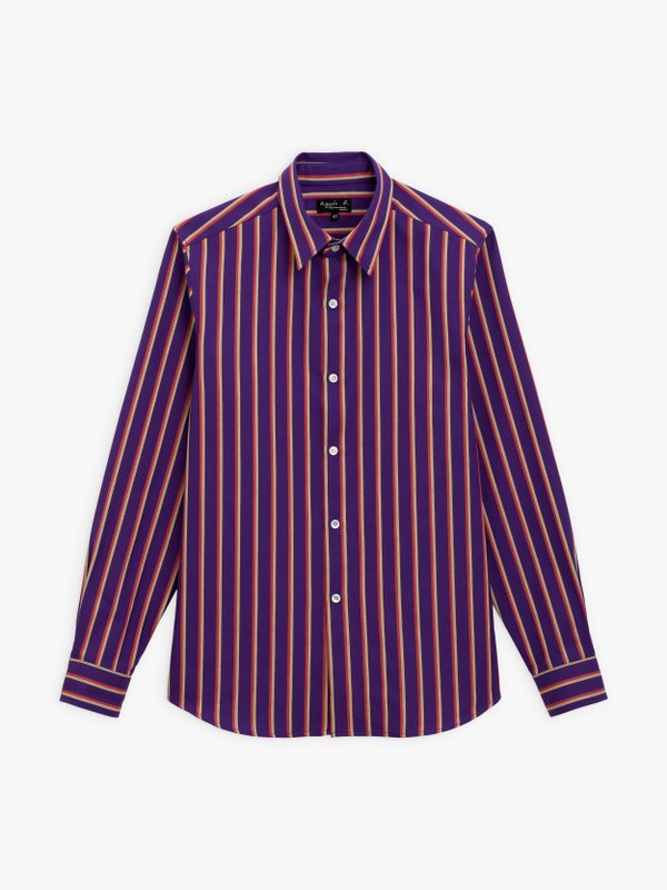 purple striped Andy shirt_1