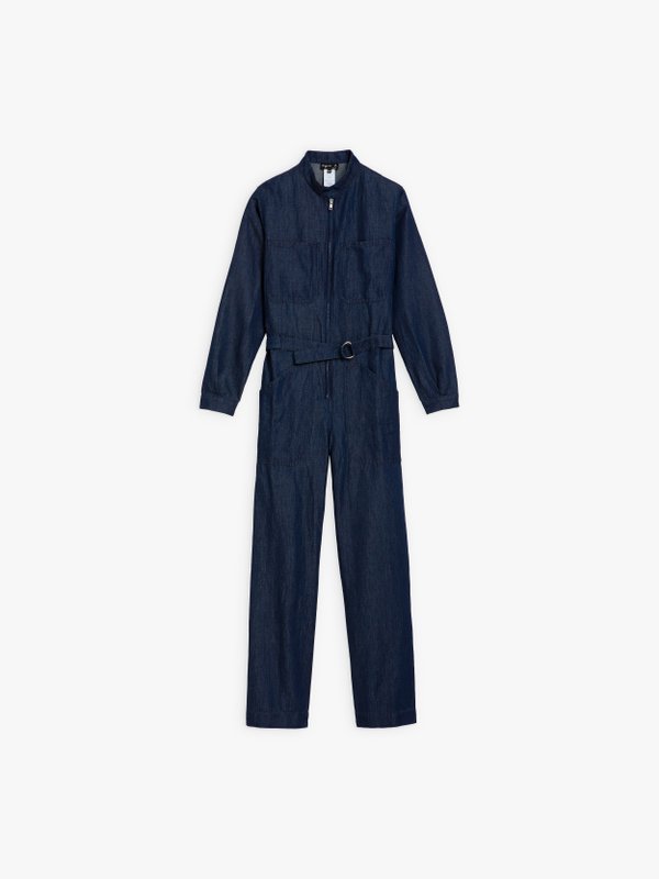 blue cotton and linen denim jumpsuit_1