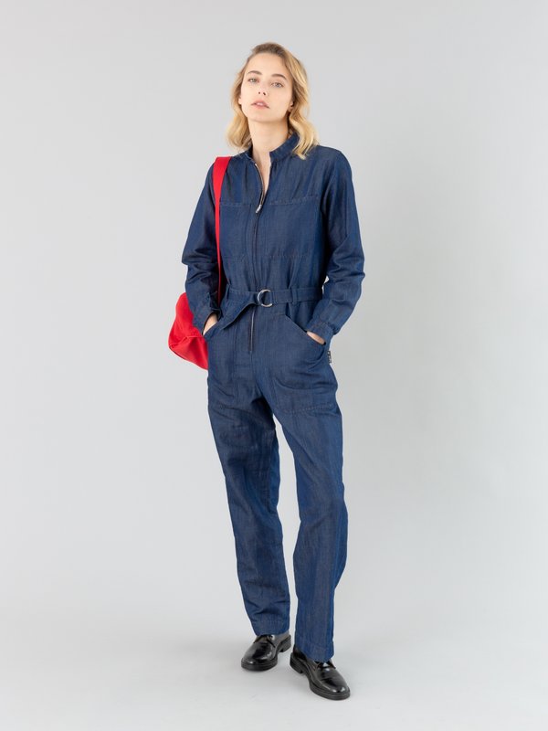 blue cotton and linen denim jumpsuit_11