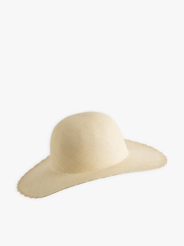 beige Maria wide-brimmed straw hat_1