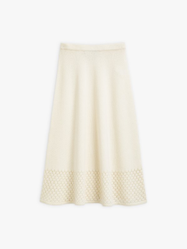 white skirt in merino wool jersey and cashmere_1
