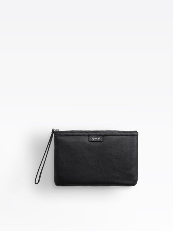 black leather pouch_1