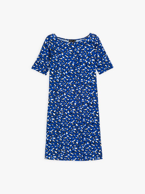 blue leopard print dress_1