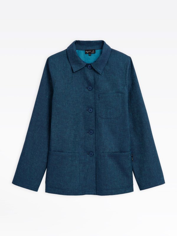 blue and turquoise woven jacket_1