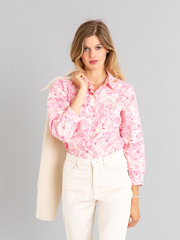 pink Diego shirt with roses print_11