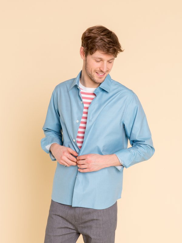 ice blue cotton andy shirt_11