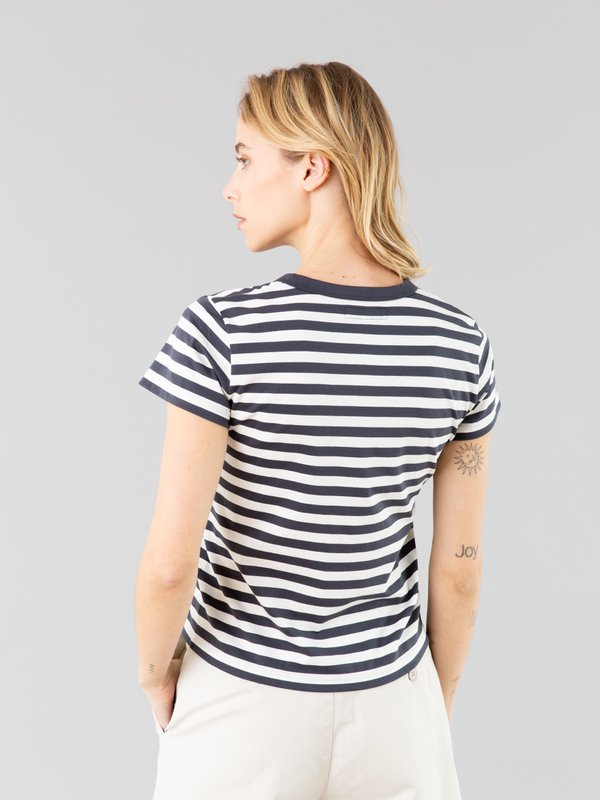 grey and off white striped Brando Zip t-shirt_14
