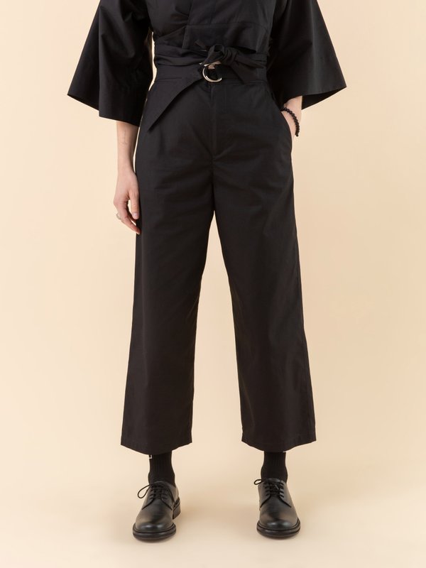 black cotton poplin trousers_12