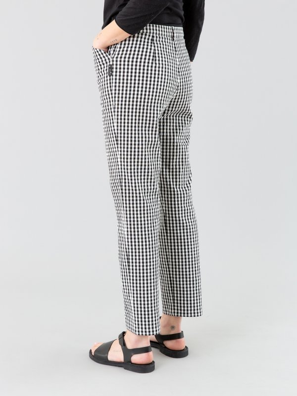 black and white gingham Elvy trousers_13
