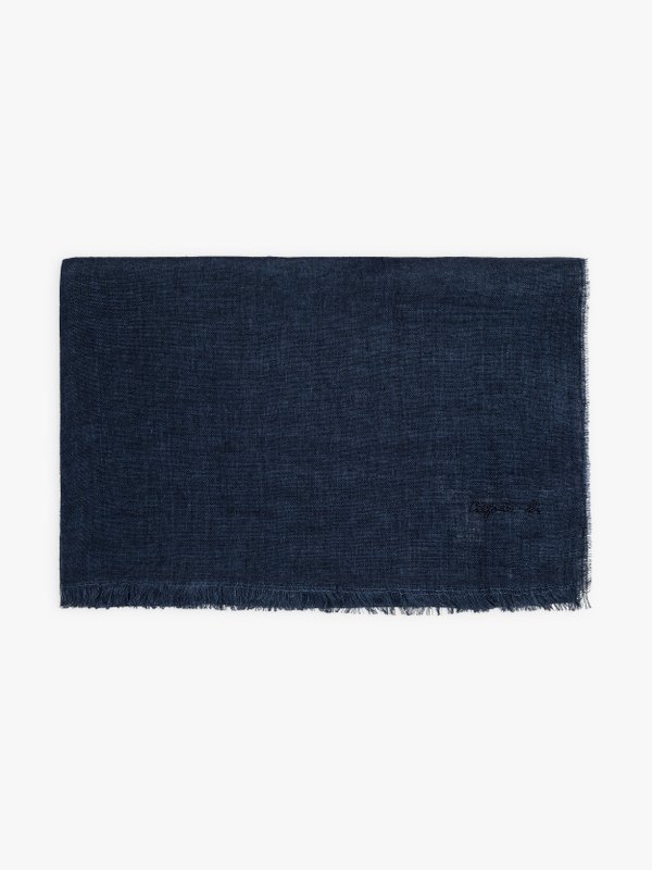 blue linen Alix scarf_1