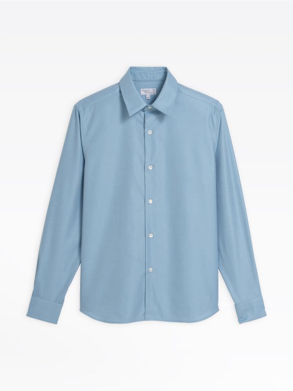 ice blue cotton andy shirt_1