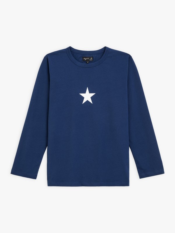 dark blue star Cool t-shirt_1