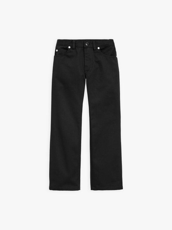 black cotton gabardine trousers_1