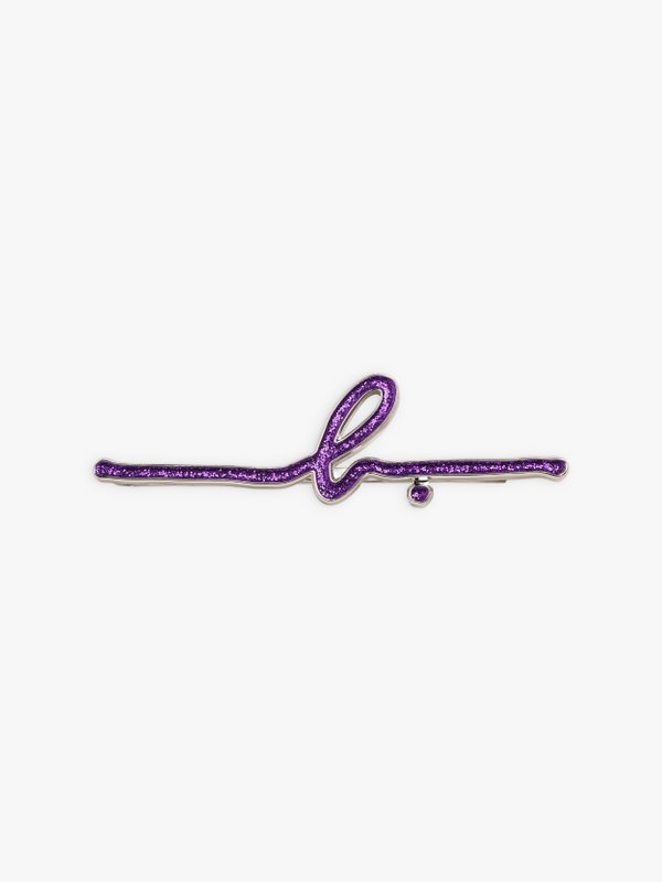 purple "b." hair clip_1