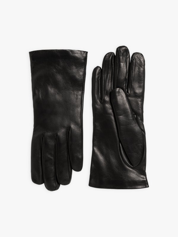black leather Marie gloves_1