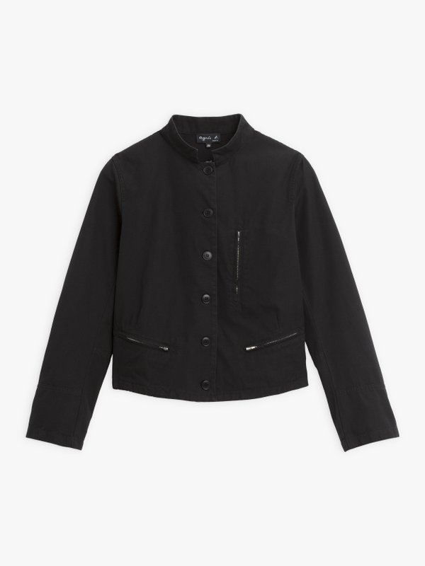 black cotton New Tambourin jacket_1