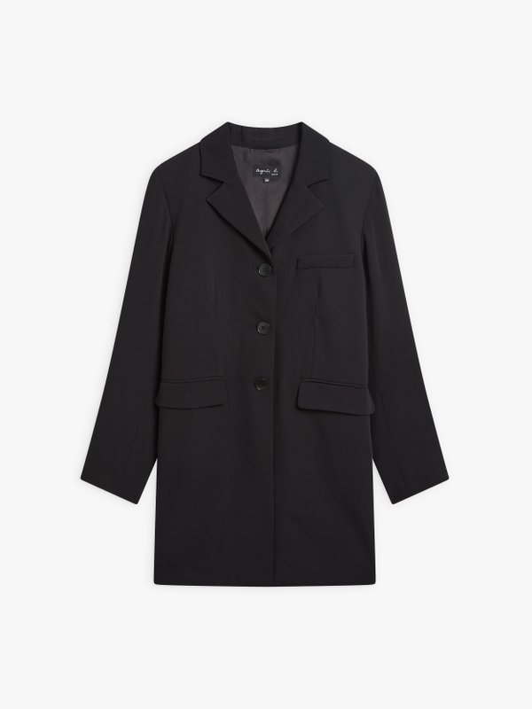 black paletot jacket | agnès b.