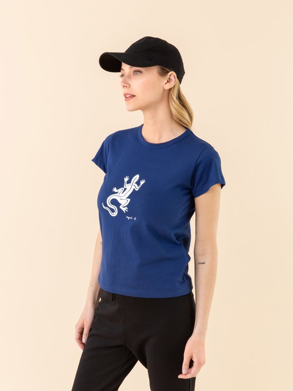 dark blue Brando lizard t-shirt_13