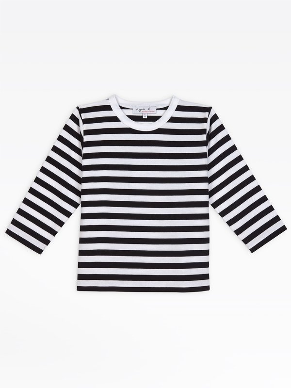 black and white striped Cool t-shirt_1