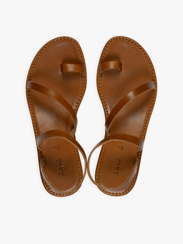 brown leather Maia sandals_3