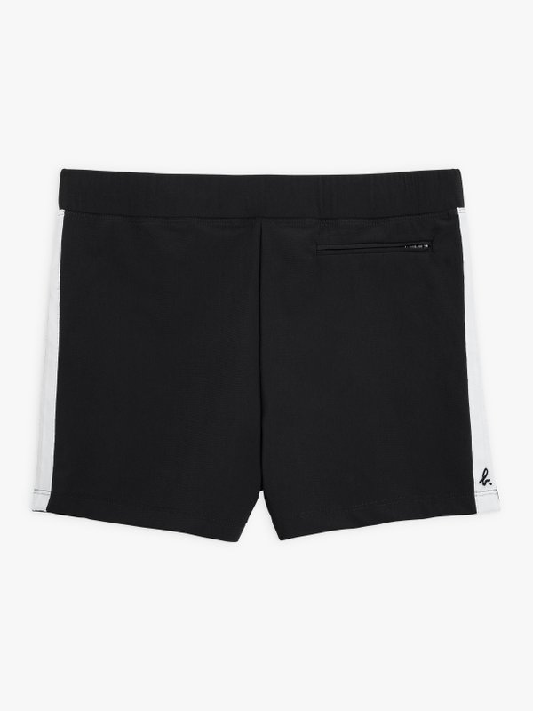 black and white Abel swim shorts_1