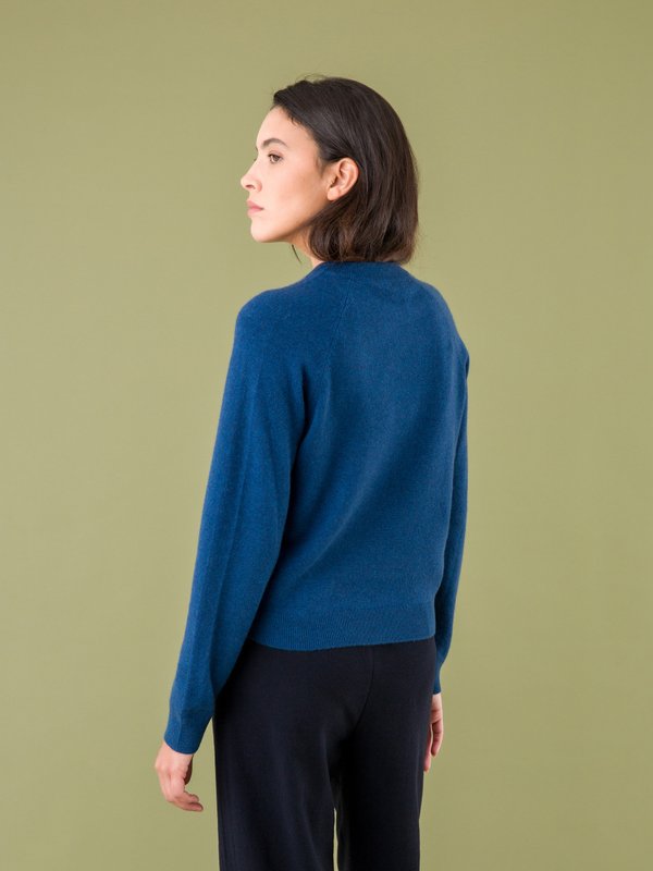 Navy blue clearance cashmere jumper