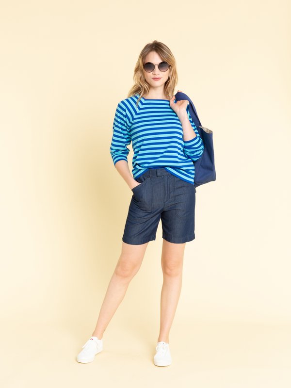 royal blue and turquoise striped carrelet t-shirt_11