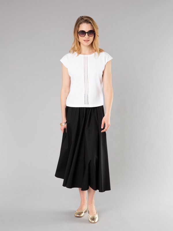 black cotton poplin Tabou skirt_11