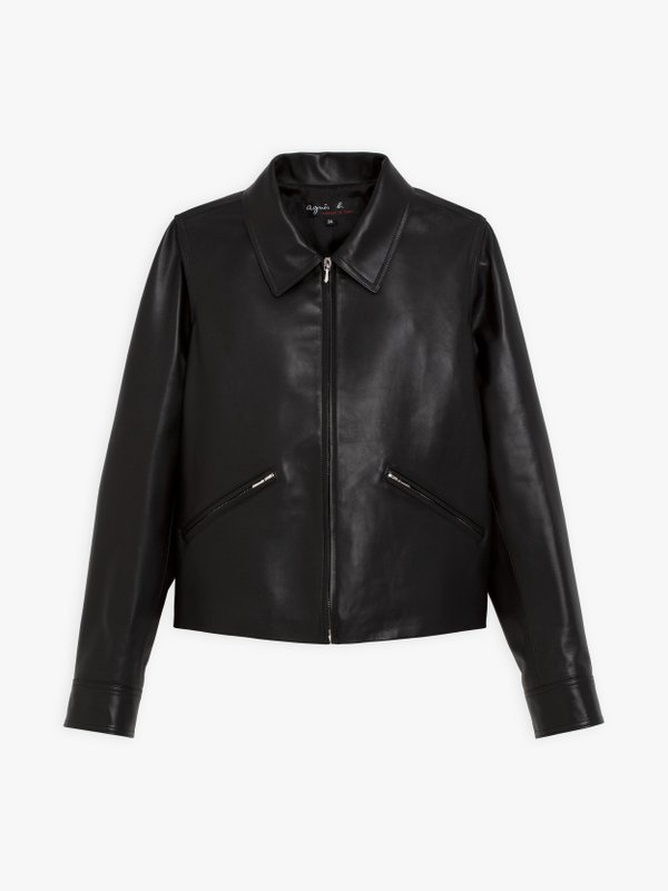 black lamb leather Leslie jacket_1