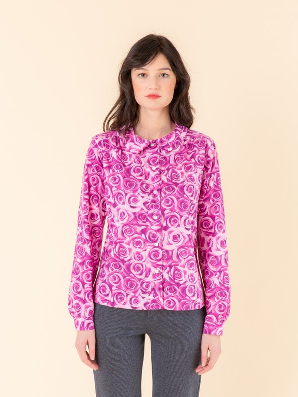 magenta rose print Reb shirt_14