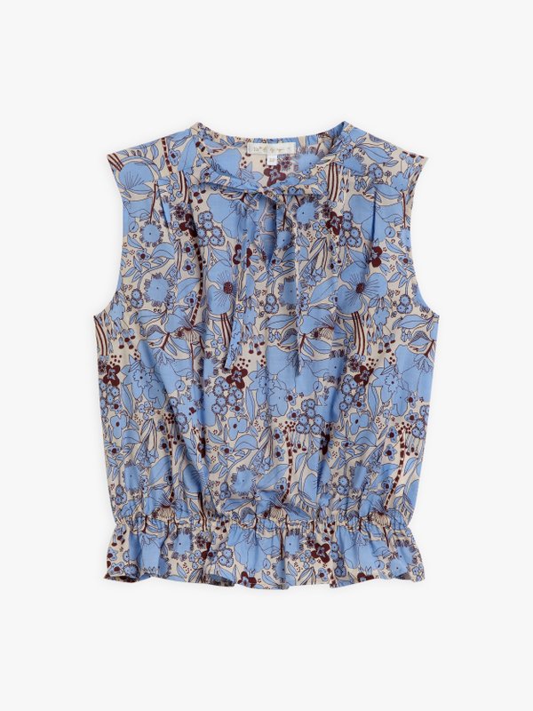 blue To b. by agnÃ¨s b. top with floral print_1