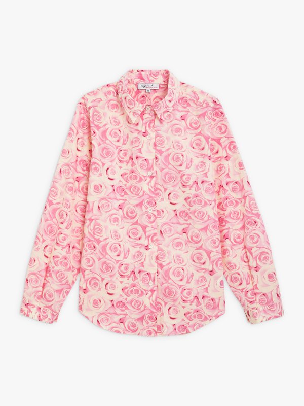 pink Diego shirt with roses print_1
