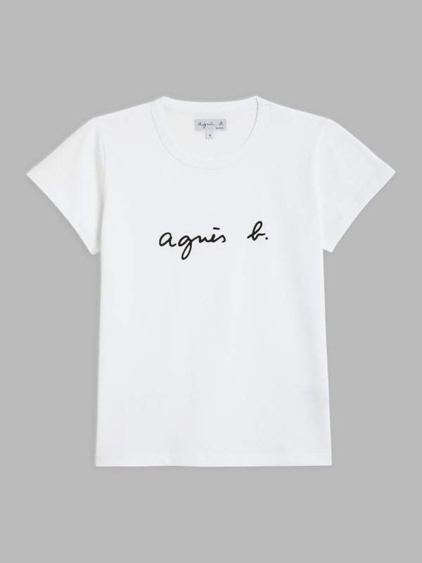 white short sleeves Brando "agnÃ¨s b." t-shirt_1