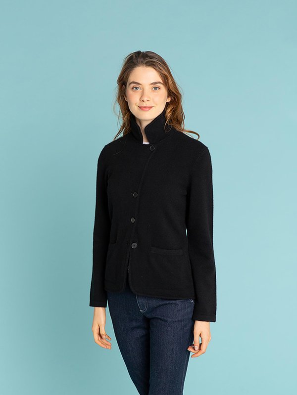 black cashmere Clifford jacket_13