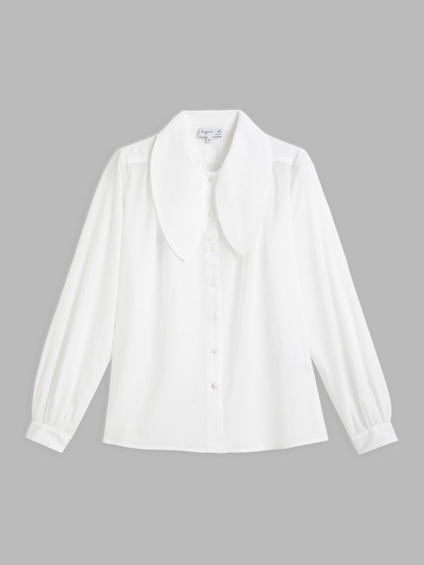 white cotton voile Catherine shirt_1