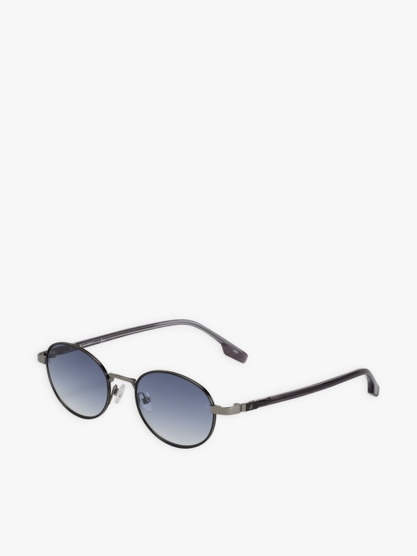 black and navy blue Leo unisex sunglasses_2