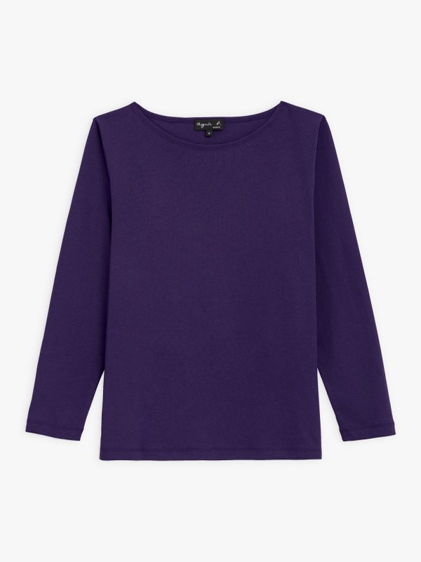 dark purple Bow t-shirt_1