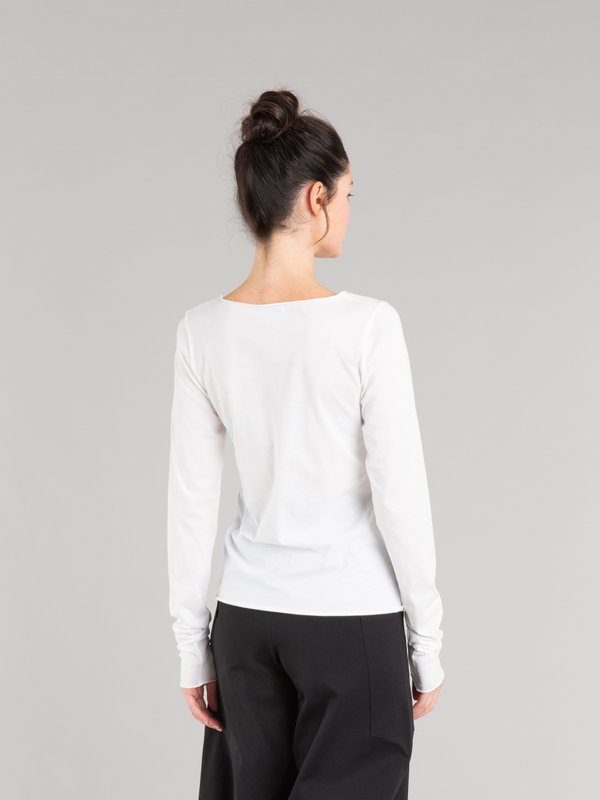 white extra-long sleeves Ultra t-shirt_13