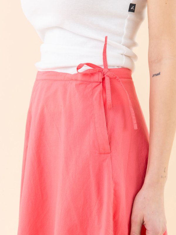 pink cotton percale Rosario skirt_13