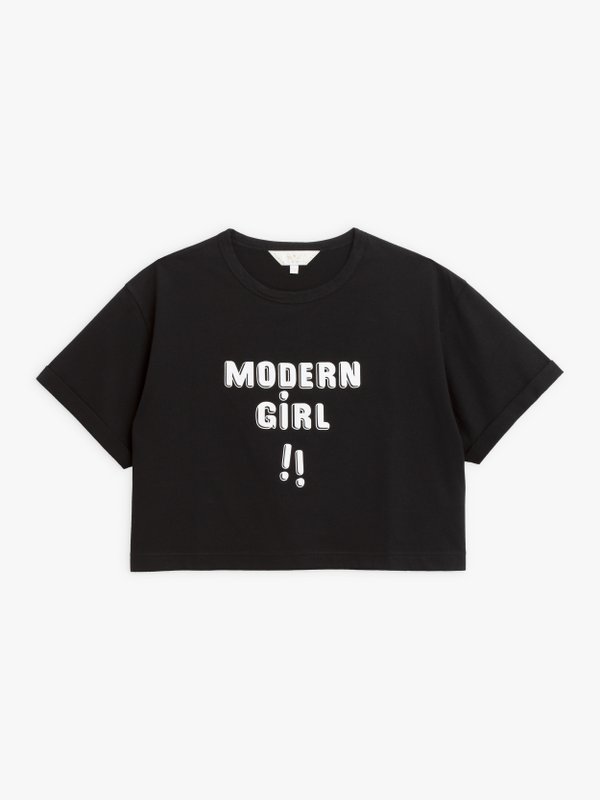 modern girl t-shirt black_1
